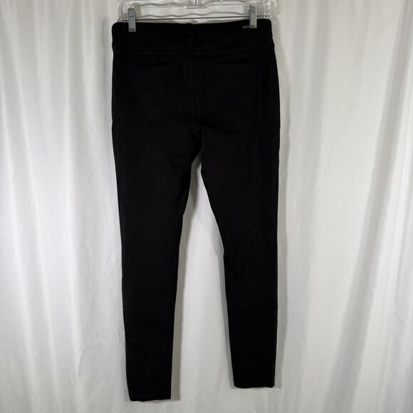 Liverpool Jeans Women's 4 27 Black Button Zip Mid Rise Stretch Cotton Blend - Picture 7 of 10